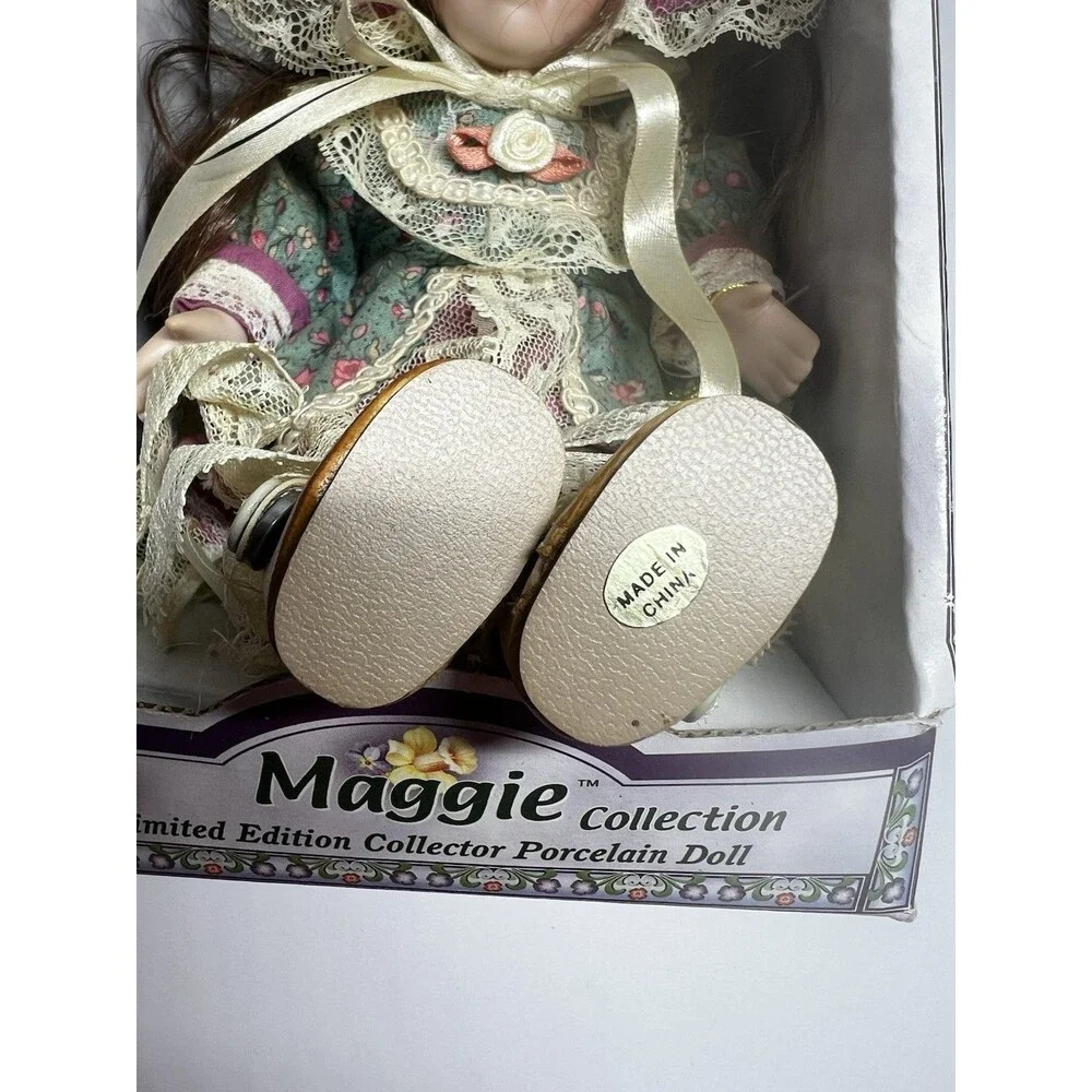 Vintage 1999 Maggie Collection Porcelain Doll  Limited Edition NIB